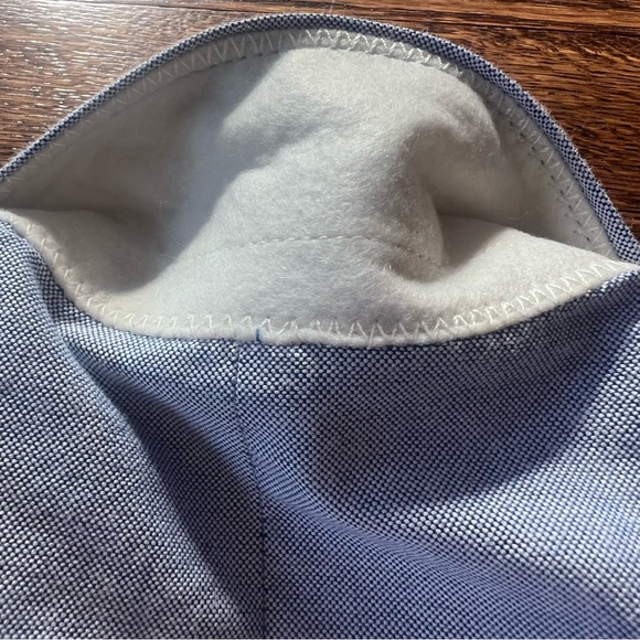 J. Crew Boys' Thompson Suit Jacket in Cloudy Blue Oxford, Size 6-7 - Picture 9 of 11